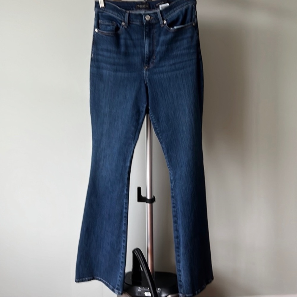 Banana Republic Blue Medium Wash High Rise Flare Leg Jeans Size 28